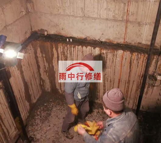 万州电梯井堵漏新工艺